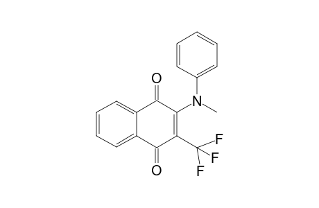 2-(methyl(phenyl)amino)-3-(trifluoromethyl)naphthalene-1,4-dione