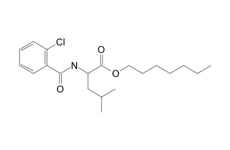 L-Leucine, N-(2-chlorobenzoyl)-, heptyl ester