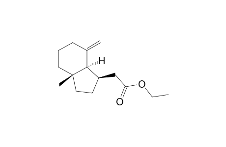 Ethyl (1R*,3aS*,7aR*)-Hexahydro-3a-methyl-7-methylene-1-indanacetate