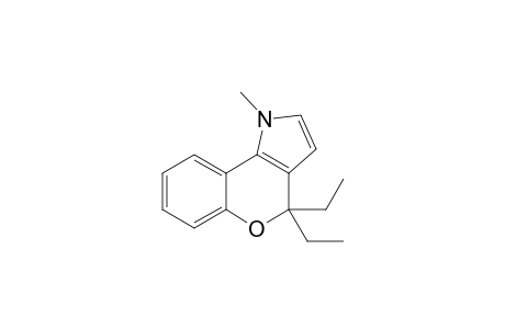 4,4-Diethyl-1-methyl-1H-[1]benzopyrano[4,3-b]pyrrole