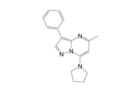5-methyl-3-phenyl-7-(1-pyrrolidinyl)pyrazolo[1,5-a]pyrimidine