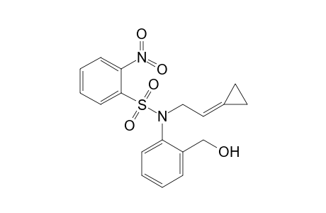 N-(2-Cyclopropylideneethyl)-N-[2-(hydroxymethyl)phenyl]-2-nitrobenzenesulfonamide