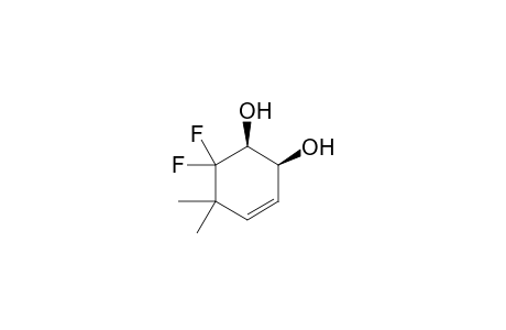 (1S*,2S*)-6,6-Difluoro-5,5-dimethyl-cyclohex-3-ene-1,2-diol