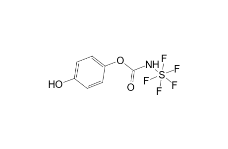 1,4-Benzenediol, monocarbamate, N-pentafluorosulfanyl
