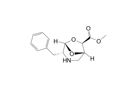 (1S,4R,5S,7R)-4-(phenylmethyl)-6,8-dioxa-3-azabicyclo[3.2.1]octane-7-carboxylic acid methyl ester