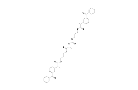 2-(3-BENZOYLPHENYL)-PROPIONIC-ACID-3-[2-[3-[3-[2-(3-BENZOYLPHENYL)-PROPIONYLOXY]-PROPYL]-UREIDO]-2-PROPIONYLAMINO]-PROPYLESTER