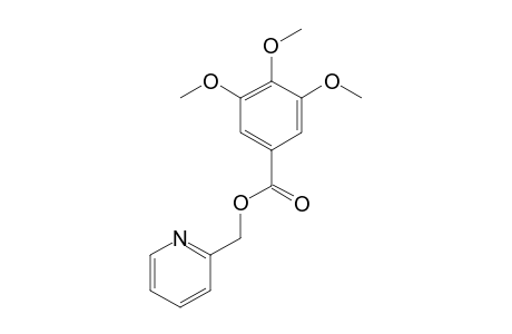 3,4,5-TRIMETHOXYBENZOIC-ACID-2-PYRIDINYLMETHYLESTER