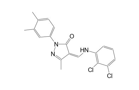 (4Z)-4-[(2,3-dichloroanilino)methylene]-2-(3,4-dimethylphenyl)-5-methyl-2,4-dihydro-3H-pyrazol-3-one