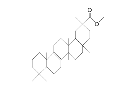 D:C-Friedoolean-8-en-29-oic acid, methyl ester