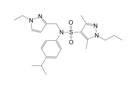 1H-pyrazole-4-sulfonamide, N-[(1-ethyl-1H-pyrazol-3-yl)methyl]-3,5-dimethyl-N-[4-(1-methylethyl)phenyl]-1-propyl-