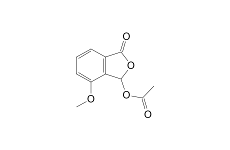(7-methoxy-3-oxidanylidene-1H-2-benzofuran-1-yl) ethanoate