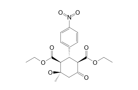 3-(PARA-NITROPHENYL)-2,4-BISETHOXYCARBONYL-5-HYDROXY-5-METHYLCYCLOHEXANONE