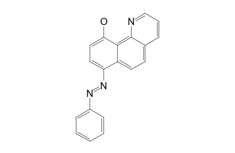 7-AZO-HBQ;7-AZOBENZENE-10-HYDROXYBENZO-[H]-QUINOLINE