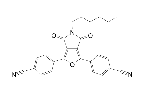 4,4'-(5-Hexyl-4,6-dioxo-5,6-dihydro-4H-furo[3,4-c]pyrrole-1,3-diyl)dibenzonitrile