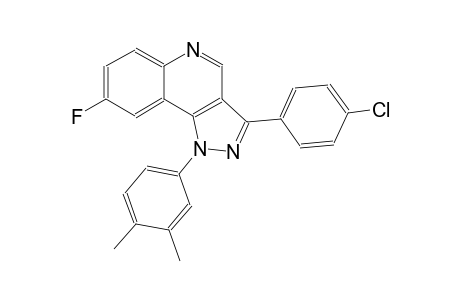 1H-pyrazolo[4,3-c]quinoline, 3-(4-chlorophenyl)-1-(3,4-dimethylphenyl)-8-fluoro-