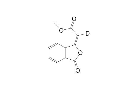 (2E)-2-deuterio-2-(3-oxo-1-isobenzofuranylidene)acetic acid methyl ester