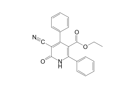5-cyano-1,6-dihydro-2,4-diphenyl-6-oxonicotinic acid, ethyl ester