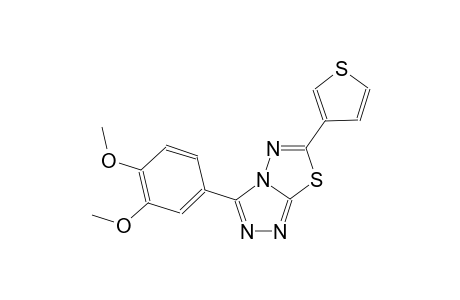 [1,2,4]triazolo[3,4-b][1,3,4]thiadiazole, 3-(3,4-dimethoxyphenyl)-6-(3-thienyl)-