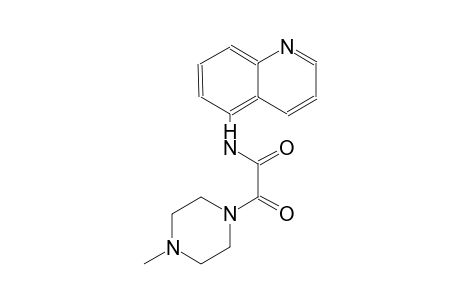 1-piperazineacetamide, 4-methyl-alpha-oxo-N-(5-quinolinyl)-