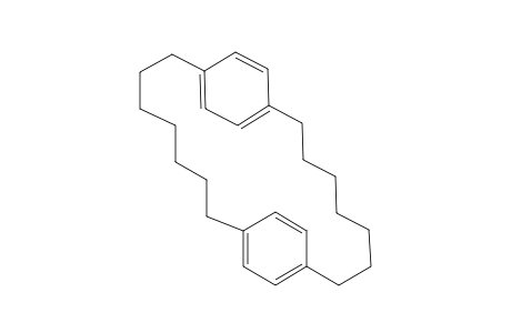 Tricyclo[18.2.2.2(9,12)]hexacosa-9,11,20,22,23,25-hexaene