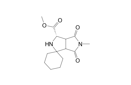 Spiro(cyclohexane-1,4'-((6's)-6'-methoxycarbonyl-2'-methylperhydropyrrolo(3,4-c)pyrrole-1',3'-dione))