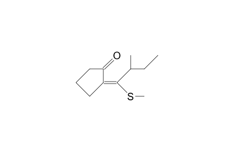 (Z)-(2-Methyl-1-methylthio-butylidene)-cyclopentanone