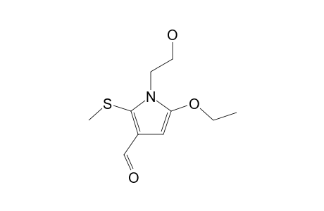 5-ETHOXY-1-(2-HYDROXYETHYL)-2-METHYLTHIOPYRROLE-3-CARBALDEHYDE