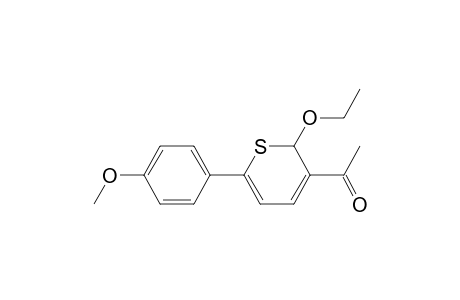 Ethanone, 1-[2-ethoxy-6-(4-methoxyphenyl)-2H-thiopyran-3-yl]-