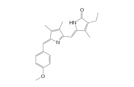 2H-Pyrrol-2-one, 3-ethyl-1,5-dihydro-5-[[2-[(4-methoxyphenyl)methylene]-3,4-dimethyl-2H-pyrrol-5-yl]methylene]-4-methyl-, (Z,Z)-