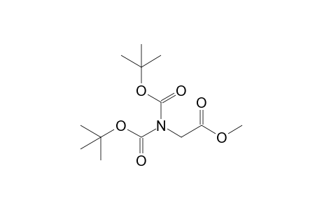 2-[bis(tert-butoxycarbonyl)amino]acetic acid methyl ester
