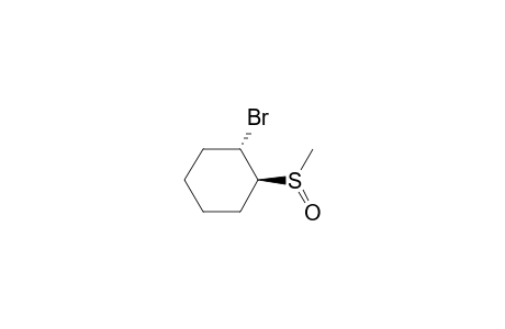 Cyclohexane, 1-bromo-2-(methylsulfinyl)-, [1.alpha.,2.beta.(R*)]-