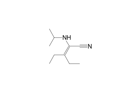 2-Ethyl-1-(isopropylamino)-1-cyanobutene
