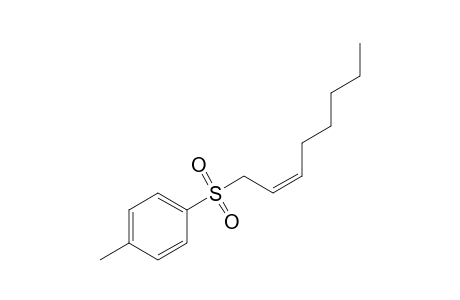 1-Methyl-4-[(2Z)-2-octenylsulfonyl]benzene