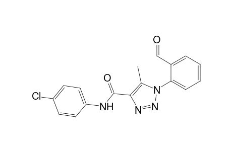 N-(4-Chlorophenyl)-1-(2-formylphenyl)-5-methyl-1H-1,2,3-triazole-4-carboxamide