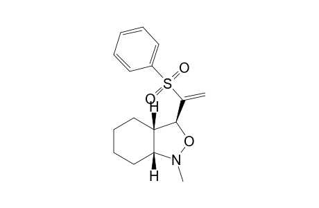 (3S*,3aS*,7aR*)-1-(Methyl)-3-[1-(phenylthio)ethenyl]hexahydro-2,1-benzisoxazoline