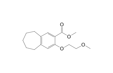 Methyl 2-(2'-Methoxyethoxy-6,7,8,9-tetrahydro-5H-benzocyclohepten-3-ylcarboxylate