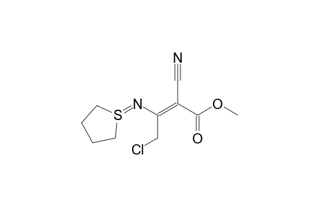 S-(Tetramethylene)-N-[3'-chloro-1'-cyano-1'-(methoxycarbonyl)-1'-propen-2'-yl]sulfimide