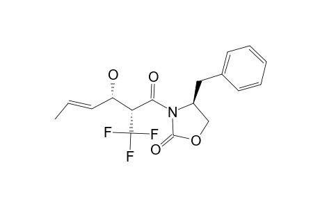 (4-S)-BENZYL-3-[(2-R,3-S)-3-HYDROXY-2-(TRIFLUOROMETHYL)-HEX-4-ENOYL]-OXAZOLIDIN-2-ONE