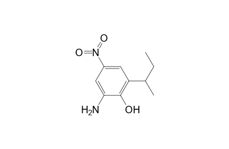 Phenol, 2-amino-6-(1-methylpropyl)-4-nitro-
