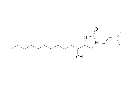 anti-5-(1-hydroxyundecyl)-3-(3-methylbutyl)oxazolidin-2-one