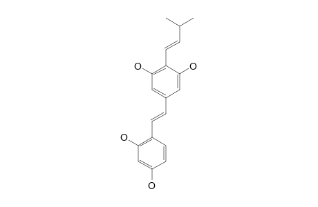 TRANS-4-(3-METHYL-E-BUT-1-ENYL)-3,5,2',4'-TETRAHYDROXYSTILBENE