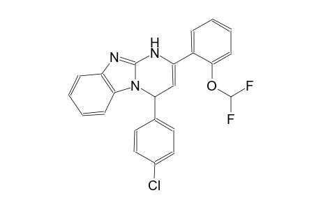 pyrimido[1,2-a]benzimidazole, 4-(4-chlorophenyl)-2-[2-(difluoromethoxy)phenyl]-1,4-dihydro-