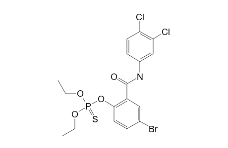 O-[4-BROMO-2-[(3,4-DICHLOROPHENYL)-CARBAMOYL]-PHENYL]-O,O-DIETHYL-PHOSPHOROTHIOATE
