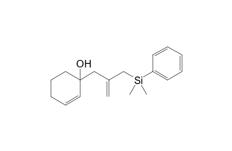 1-[2-Dimethyl(phenyl)silylmethylprop-2-en-1-yl]cyclohex-2-en-1-ol