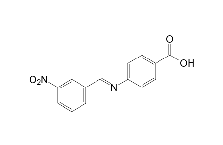 p-[(m-nitrobenzylidene)amino]benzoic acid