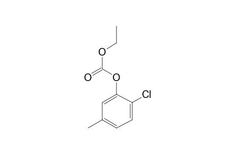 2-Chloro-5-methylphenol, o-ethoxycarbonyl-