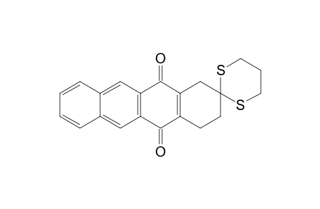 2-Oxo-1,2,3,4-tetrahydro-5,12-naphthacenequinone - 1,3-Propylene-dithioacetal