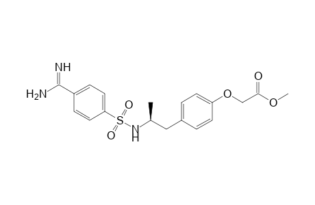 2-[4-[(2S)-2-[(4-amidinophenyl)sulfonylamino]propyl]phenoxy]acetic acid methyl ester