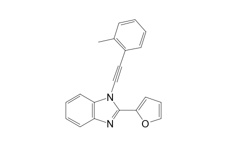 2-(2-Furanyl)-1-(2-(2-methylphenyl)ethynyl)-1H-benzimidazole