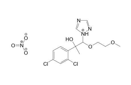 1H-1,2,4-Triazole-1-ethanol, alpha-(2,4-dichlorophenyl)-beta-(2-methoxyethoxy)-alpha-methyl-, mononitrate (salt)